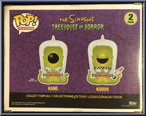 Kang and Kodos (Glows in the Dark) from Simpsons - Pop! Sets manufactured by Funko [Back]
