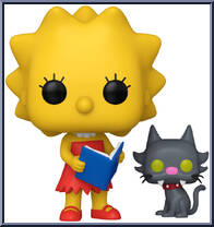 Lisa with Snowball II from Simpsons - Pop! Vinyl Figures manufactured by Funko [Loose]
