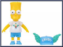 Bart (Krusty the Clown Hat) from Simpsons - Mini manufactured by Jakks Pacific [Loose]