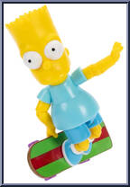 Bart (Skateboard / Blue Shirt) Action Figure