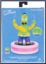 Furious Homer from Simpsons - Premium manufactured by Jakks Pacific [Back]