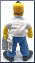 Homer from Simpsons - Plush manufactured by Jakks Pacific [Back]