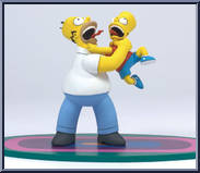 Why You Little (Bart & Homer) from Simpsons - Series 1 manufactured by McFarlane [Loose]