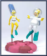 Belly of the Boss (Homer & Marge) from Simpsons - Series 1 manufactured by McFarlane [Loose]