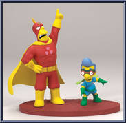 Radioactive Man & Fallout Boy from Simpsons - Series 2 manufactured by McFarlane [Loose]