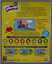 Lisa Simpson from Simpsons - Series  1 manufactured by Playmates [Back]