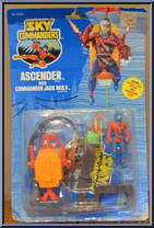 Ascender (with Commander Jack Reilly) from Sky Commanders - Backpacks manufactured by Kenner [Front]