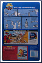 Geyser Attack (with Commander R.J. Scott) from Sky Commanders - Backpacks manufactured by Kenner [Back]