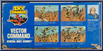 Vector Command (with General Mike Summit) from Sky Commanders - Playsets manufactured by Kenner [Back]