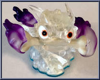 Fire Bone Hot Dog (Clear Purple) from Skylanders - Swap Force - Basic Series manufactured by Activision [Loose]