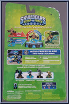 Nitro Freeze Blade from Skylanders - Swap Force - Swap Force manufactured by Activision [Back]