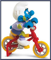 BMX Biker Smurf Action Figure