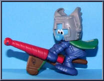 Knight #1 from Smurfs - McDonald's manufactured by Peyo [Loose]