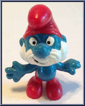 Papa Smurf from Smurfs - Papa Smurfs manufactured by Peyo [Loose]