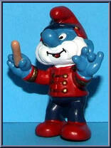 Papa Smurf (Band Conductor) from Smurfs - Papa Smurfs manufactured by Peyo [Loose]