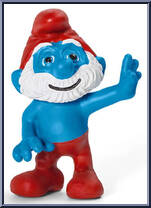 Papa Smurf (Hand Out) from Smurfs - Papa Smurfs manufactured by Peyo [Loose]