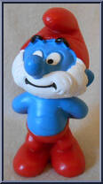 Papa Smurf (Hands Behind Back) from Smurfs - Papa Smurfs manufactured by Peyo [Loose]