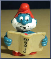 Papa Smurf (Magic Book) from Smurfs - Papa Smurfs manufactured by Peyo [Loose]
