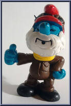 Papa Smurf (Pilot) from Smurfs - Papa Smurfs manufactured by Peyo [Loose]