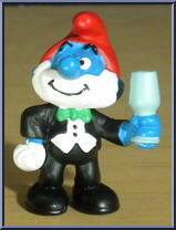 Papa Smurf (Tuxedo) from Smurfs - Papa Smurfs manufactured by Peyo [Loose]