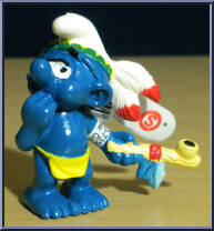 Peace Pipe Smurf Action Figure