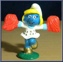 Smurfette (Cheerleader) from Smurfs - McDonald's manufactured by Peyo [Loose]