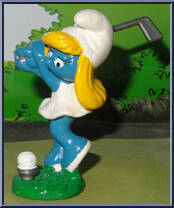 Smurfette (Golf) from Smurfs - Smurfettes manufactured by Peyo [Loose]