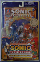 Sonic (Clear Blue) / Knuckles (200th Issue) Action Figure