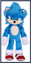 Sonic (Deluxe) from Sonic the Hedgehog 3 - Plush manufactured by Jakks Pacific [Loose]