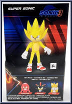 Super Sonic from Sonic the Hedgehog 3 - Mini manufactured by Jakks Pacific [Back]