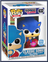 Classic Sonic (Flocked) from Sonic the Hedgehog - Pop! Vinyl Figures manufactured by Funko [Front]