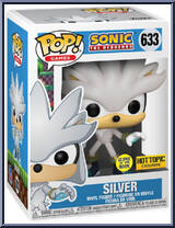 Silver (Glow in the Dark) from Sonic the Hedgehog - Pop! Vinyl Figures manufactured by Funko [Front]