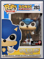 Sonic with Ring Metallic from Sonic the Hedgehog - Pop! Vinyl Figures manufactured by Funko [Front]