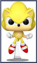 Super Sonic (First Appearance) (Glows in the Dark) from Sonic the Hedgehog - Pop! Vinyl Figures manufactured by Funko [Loose]