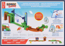 Knuckles Adventure Playset from Sonic the Hedgehog - Go Go Racers manufactured by Jakks Pacific [Back]