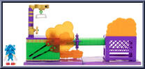 Oil Ocean Playset from Sonic the Hedgehog - Mini Playsets manufactured by Jakks Pacific [Loose]