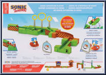 Sonic Adventure Playset from Sonic the Hedgehog - Go Go Racers manufactured by Jakks Pacific [Back]