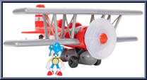 Tornado Biplane Playset from Sonic the Hedgehog - Mini Playsets manufactured by Jakks Pacific [Loose]