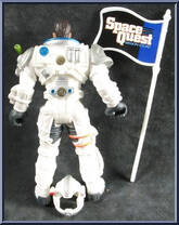 Astronaut (with Flag) from Space Quest Mission Squad - Basic Series manufactured by Chap Mei [Loose]