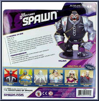 Codename: Cy-Gor from Spawn - Series 30 - Adventures of Spawn manufactured by McFarlane [Back]