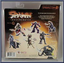 Cyber Spawn 2 from Spawn - Series 28 - Regenerated manufactured by McFarlane [Back]