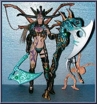 Skull Queen from Spawn - Series 11 - Dark Ages Spawn manufactured by McFarlane [Loose]
