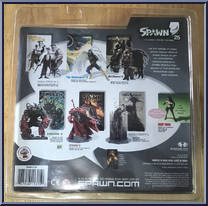 Spawn I.095 from Spawn - Series 25 - Classic Comic Covers 2 manufactured by McFarlane [Back]