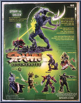 Spawn vs Urizen from Spawn - Series 28 - Regenerated manufactured by McFarlane [Back]