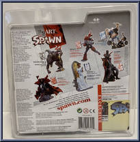 Vandalizer 2 (Original Art)  from Spawn - Series 27 - The Art of Spawn manufactured by McFarlane [Back]