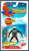 Spider-Man (Black Costume) (Water Blaster) from Spectacular Spider-Man (Animated) - Spider Charged manufactured by Hasbro [Front]