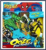 Spider-Man vs Lizard from Spectacular Spider-Man (Animated) - Oscorp Ooze Factories manufactured by Hasbro [Front]