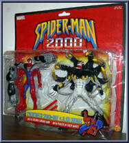 Cyber Fighter Spider-Man vs Alien Carnage from Spider-Man (2000) - Multi-Packs manufactured by Toy Biz [Front]