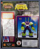 Venom (Sea Power Armor) from Spider-Man (2000) - Armor Force manufactured by Toy Biz [Back]