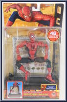 Spider-Man (Super Poseable with Magnetic Base) from Spider-Man 2 - Movie - Series 4 manufactured by Toy Biz [Front]